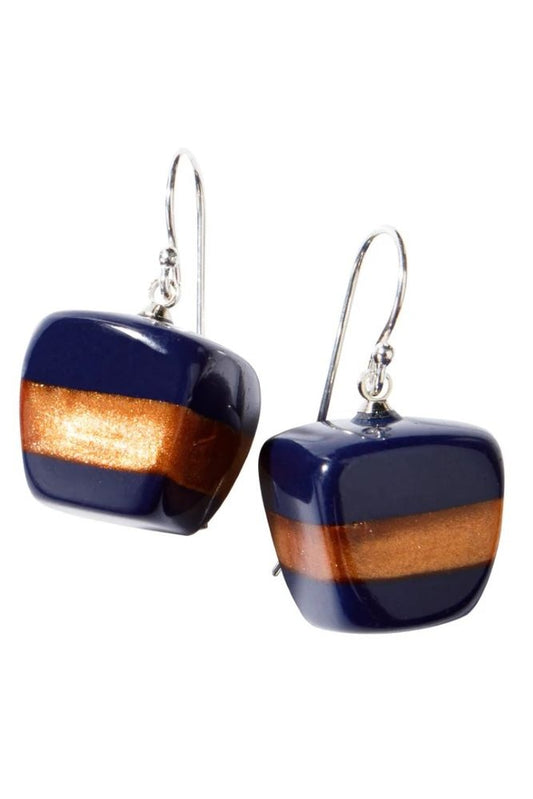 Zsiska Bliss Musee Aztec Short Hook Earrings