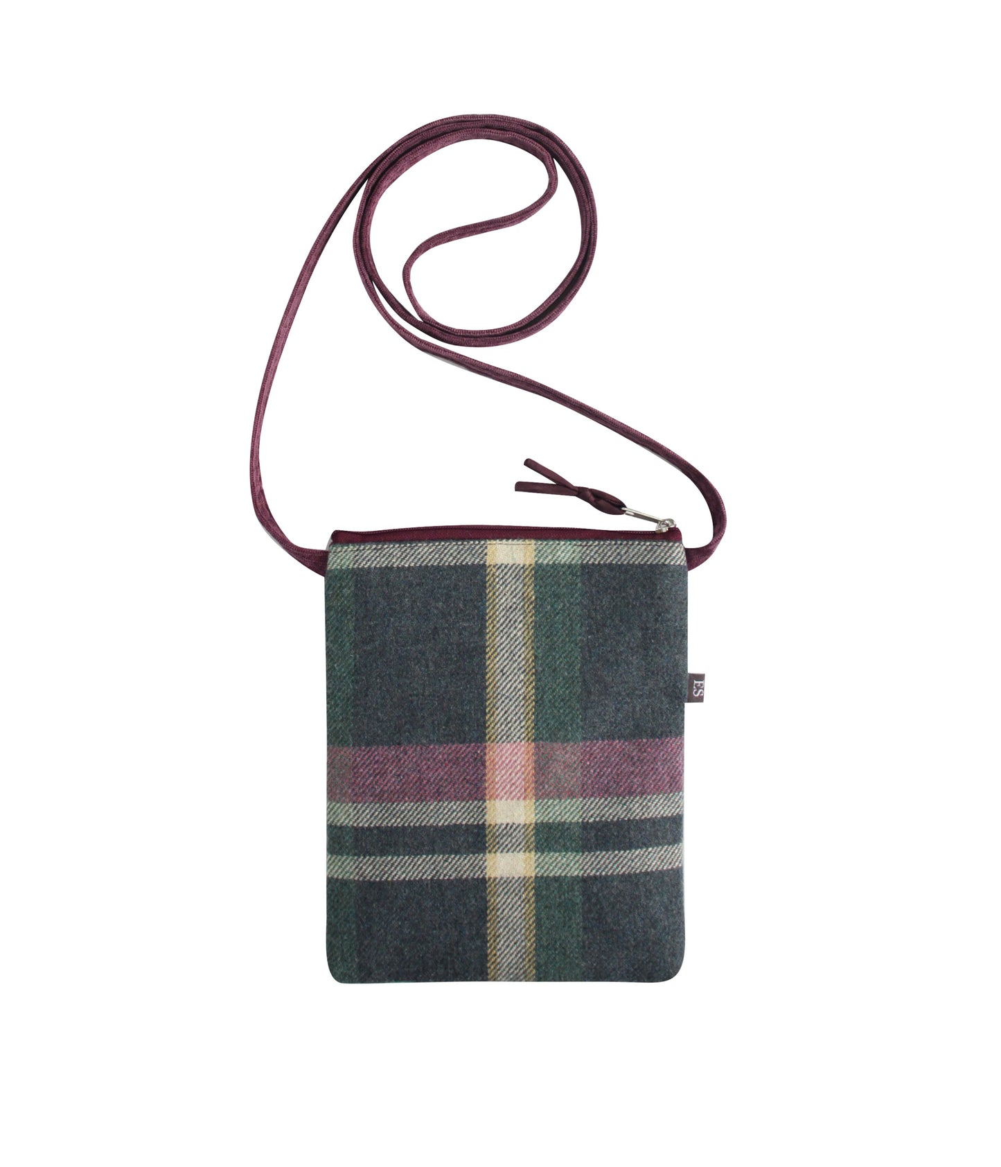 Earth Squared Tweed Applique Crossbody Sling Bag Animal and Nature Designs