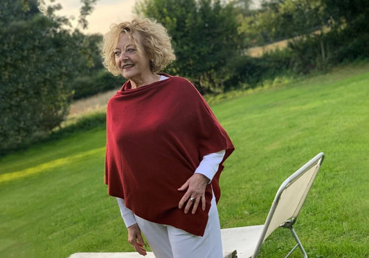 House of Conti Firenze Cashmere & Merino Wool Blend Poncho