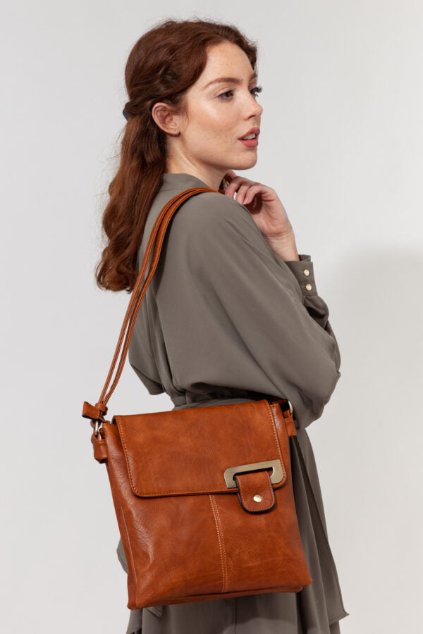 Bessie London Navy Classic Travel Cross Body Bag