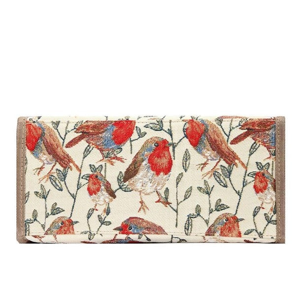 Signare Tapestry Shopper/Tote Bag Beautiful Robin Birds