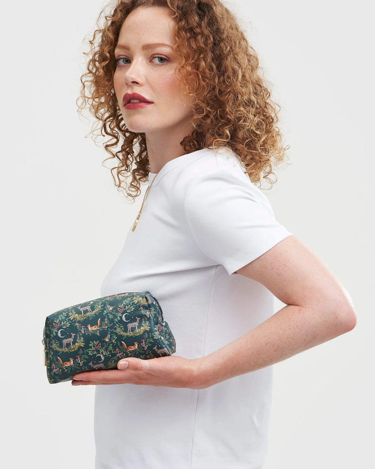 Fable England Into the Woods Green Pouch