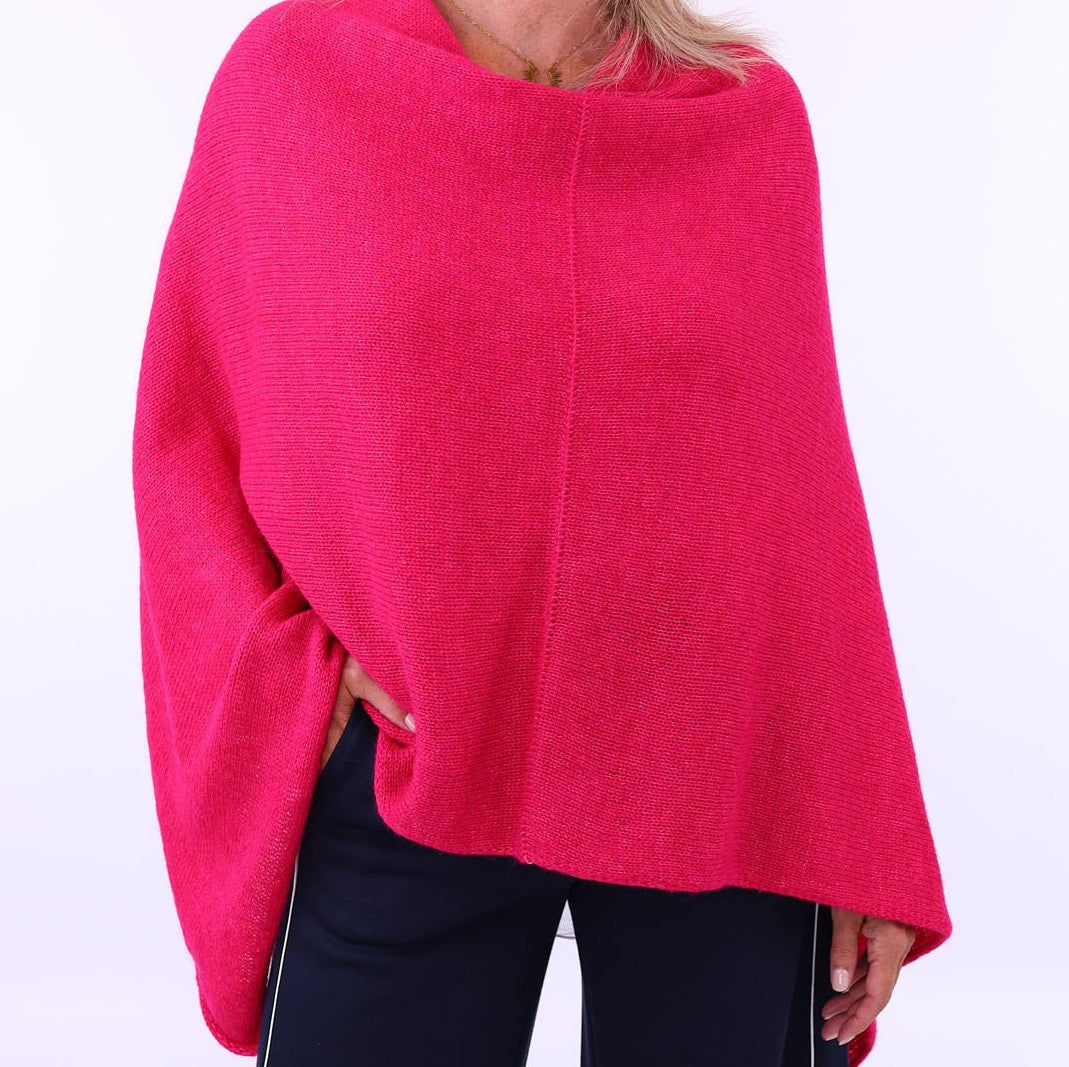 Cashmere Alpaca Blend Ponchos by Cadenza Italy