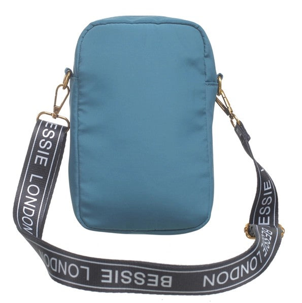 Bessie London Quilted Phone Cross Body Bag New