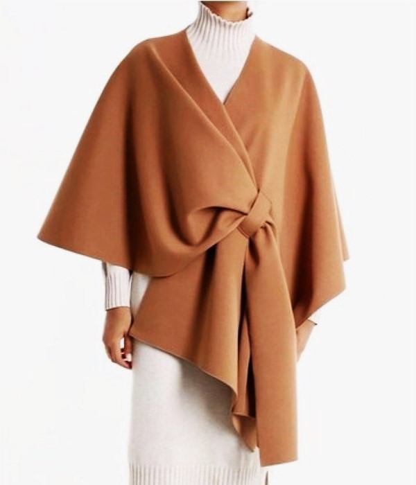 Stunning Italian Knot Wrap Cape Poncho Knit One Size 8-20 Assorted Colours