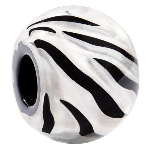 Zsiska Bliss Spirit of Silver Two Bead Resin Necklace Magnetic Closure