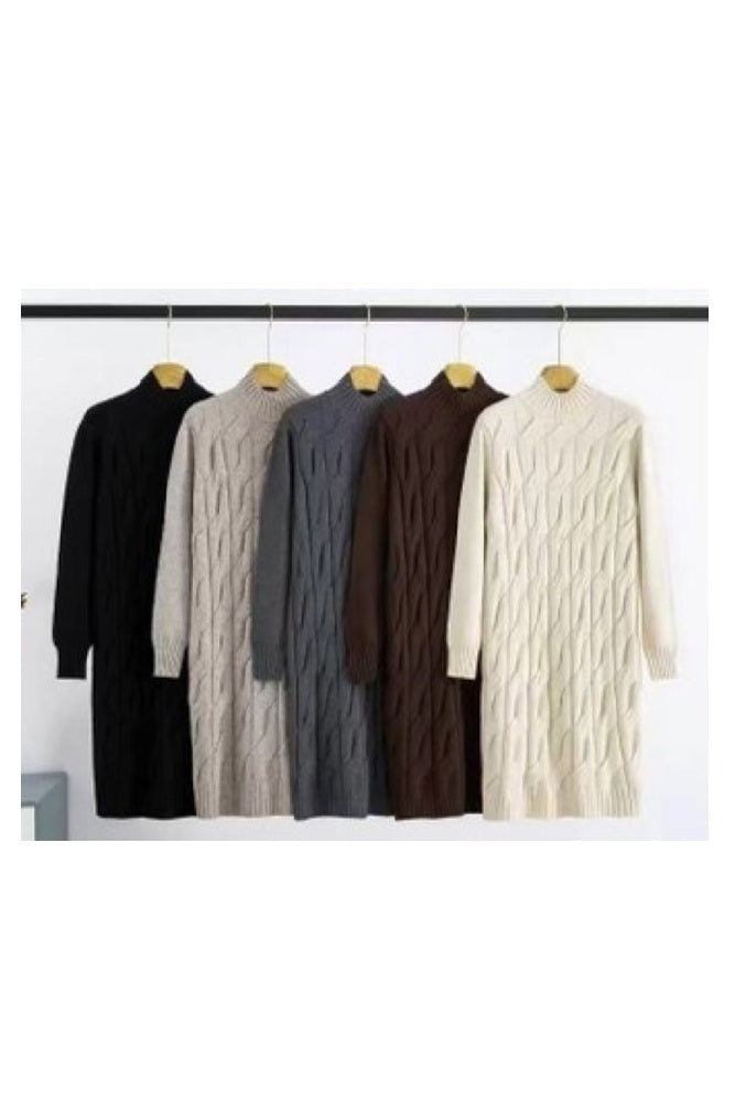 Kurt Muller Cable Soft Touch Knitted Dress