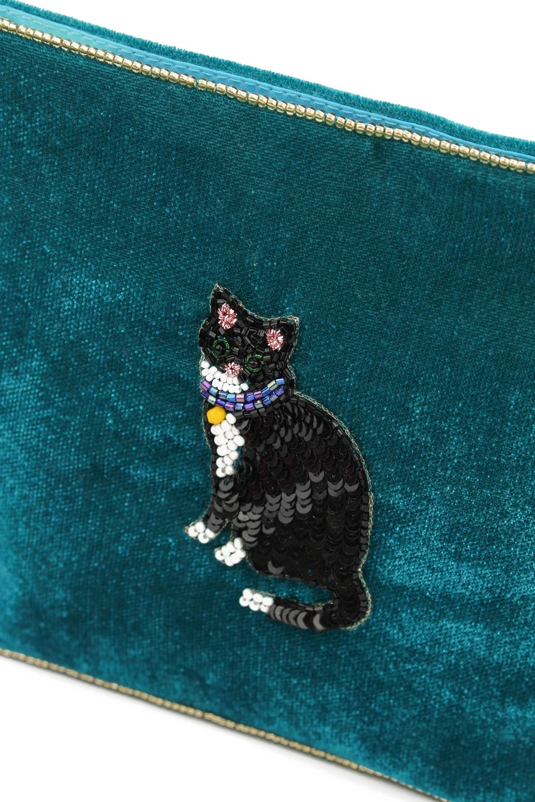 My Doris Velvet Hand Beaded Pouches