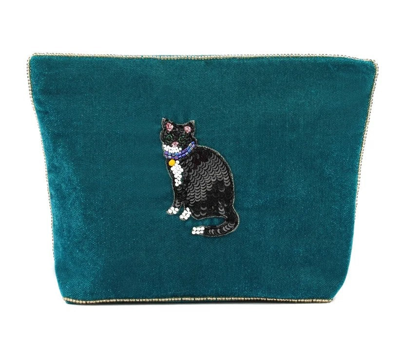 My Doris Velvet Hand Beaded Pouches