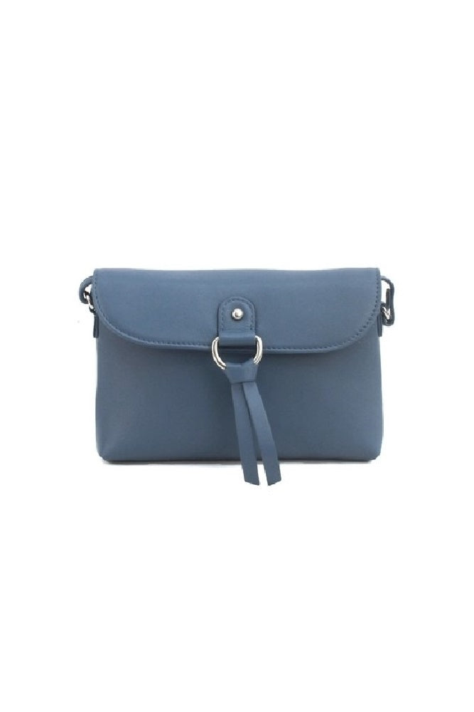 Eastern Counties Leather Womens Cleo Crossbody Handbag Slate Blue