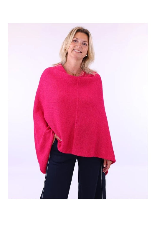 Cashmere Alpaca Blend Ponchos by Cadenza Italy
