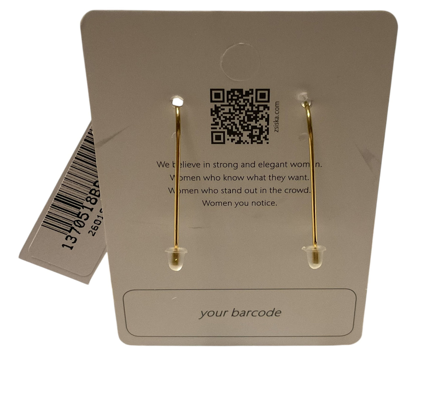 Zsiska Bliss Resin Earrings Golden Bee Green