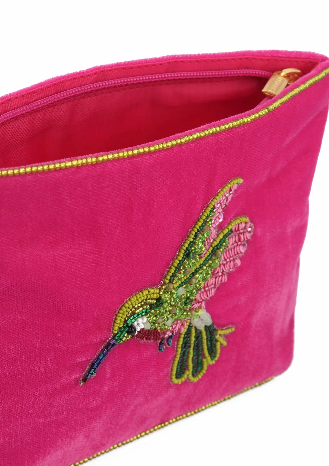 My Doris Velvet Hand Beaded Pouches