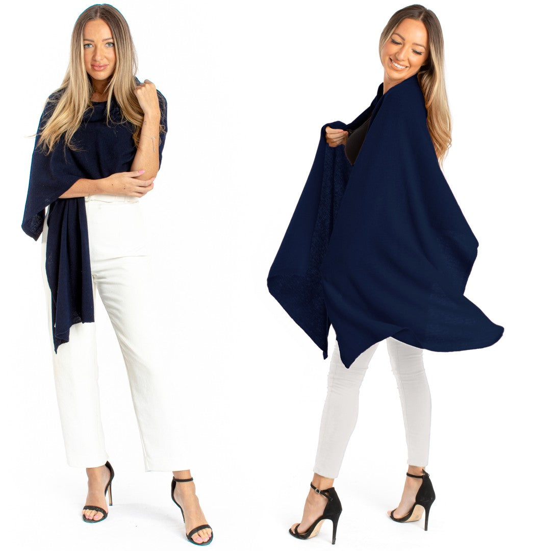 House of Conti Firenze Cashmere & Merino Wool Blend Large Wrap Shawl