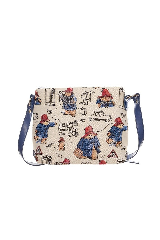 Signare Tapestry Satchel Cross Body Bag Paddington Bear