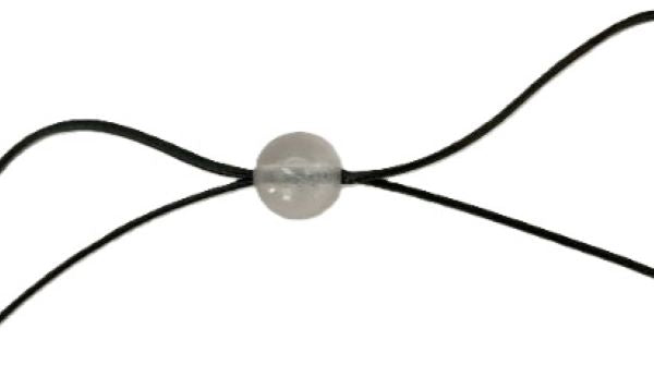 Noa Ecco Planets Interlocking Circles and Spheres Resin Necklace Adjustable Cord