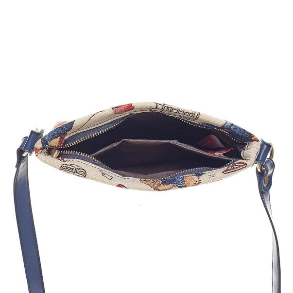 Signare Tapestry Satchel Cross Body Bag Paddington Bear