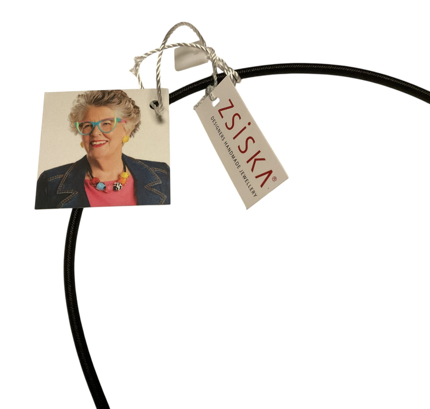 Prue by Zsiska Resin Bead Necklace 'Rock Candy' Pink and Orange with Magnetic Closure