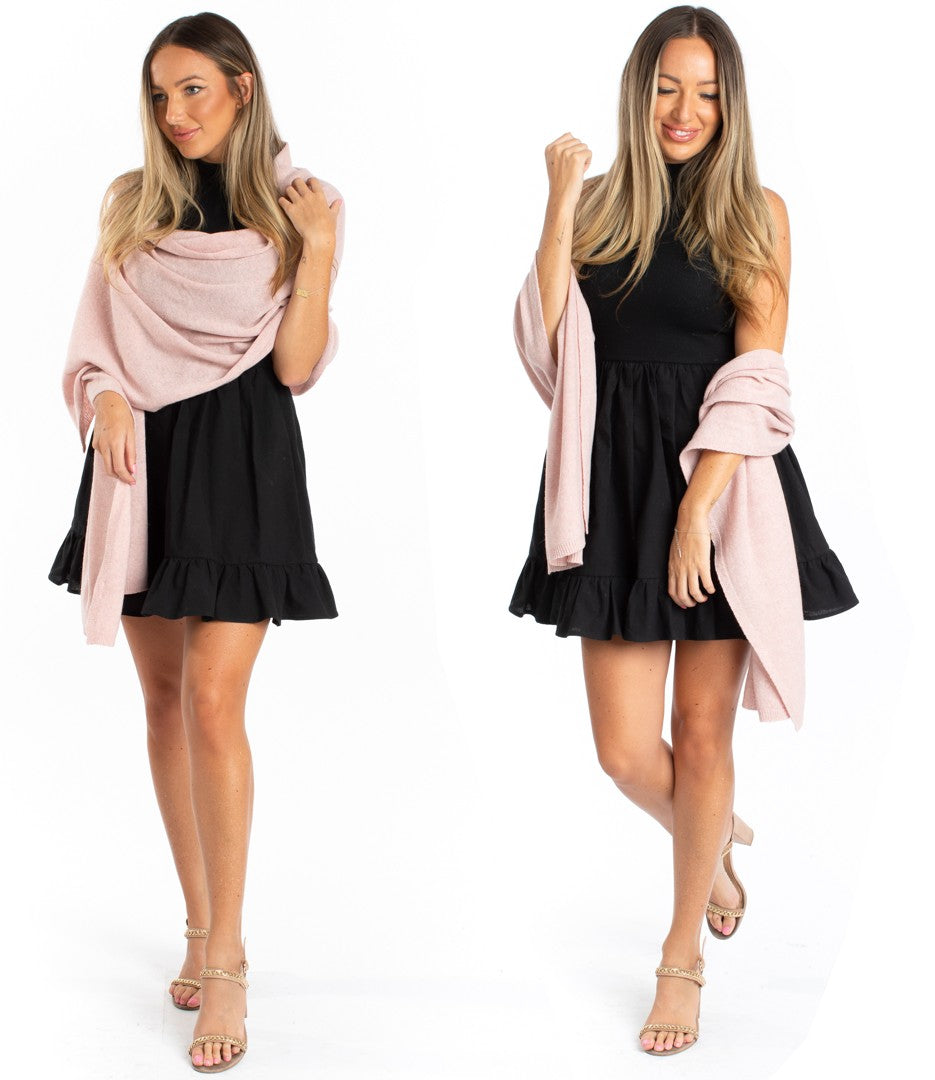 House of Conti Firenze Cashmere & Merino Wool Blend Large Wrap Shawl