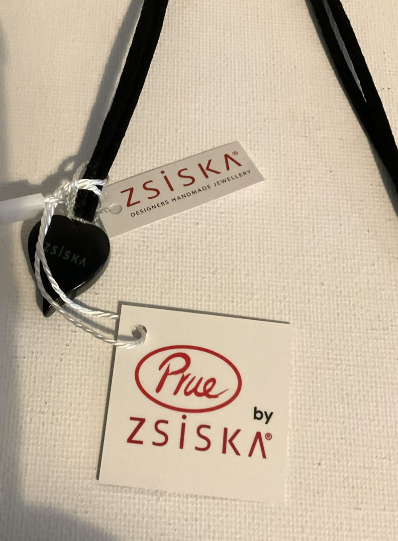 Zsiska by Prue Sirocco Resin Adjustable Pendant Necklace Gold, Blue, Green