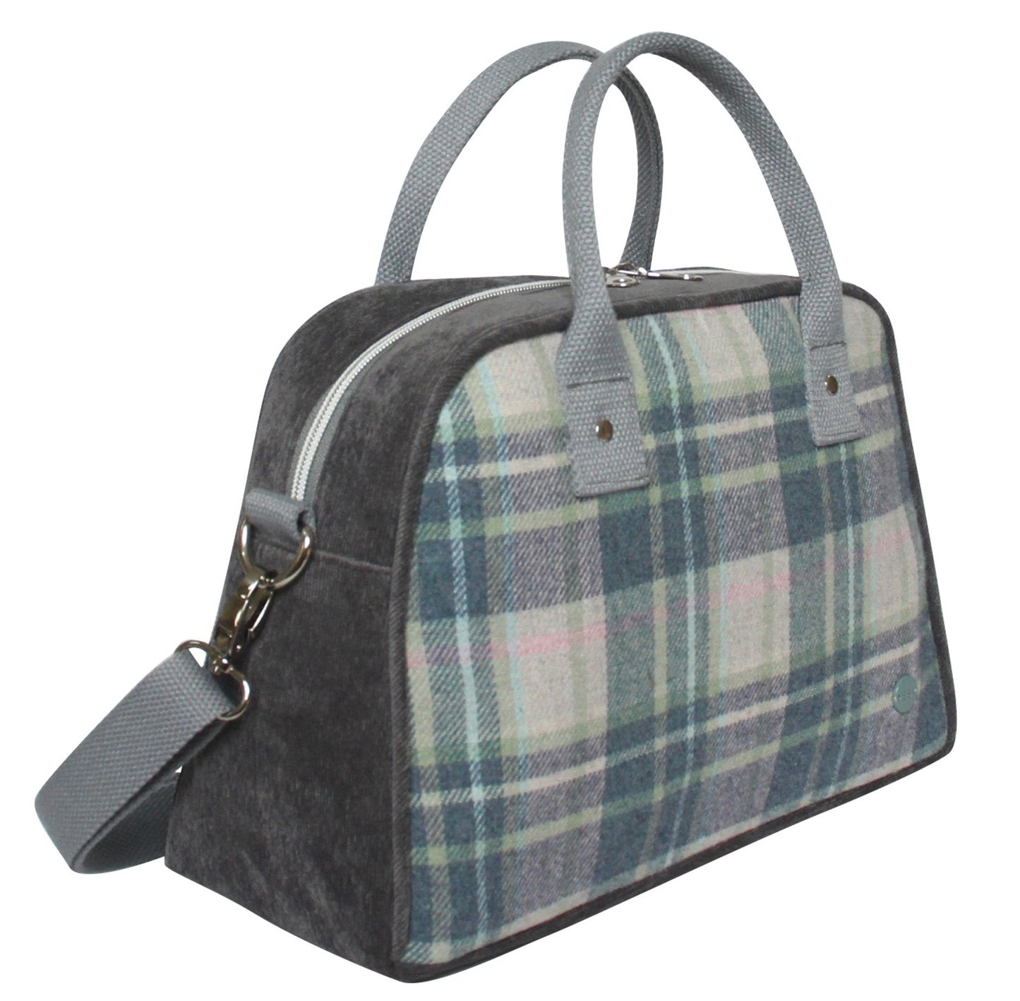 Earth Squared Fair Trade Skye Tweed Tabby Bag Doctor Style Handbag