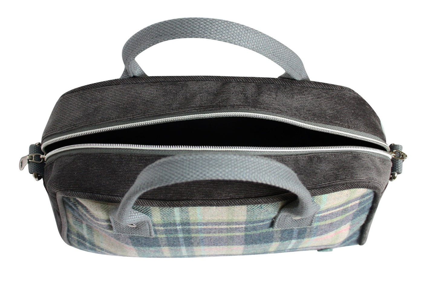 Earth Squared Fair Trade Skye Tweed Tabby Bag Doctor Style Handbag