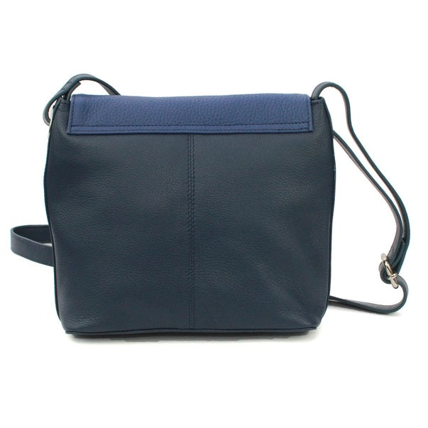 Eastern Counties Leather Womens Zada Handbag Cobalt/Navy Crossbody Strap